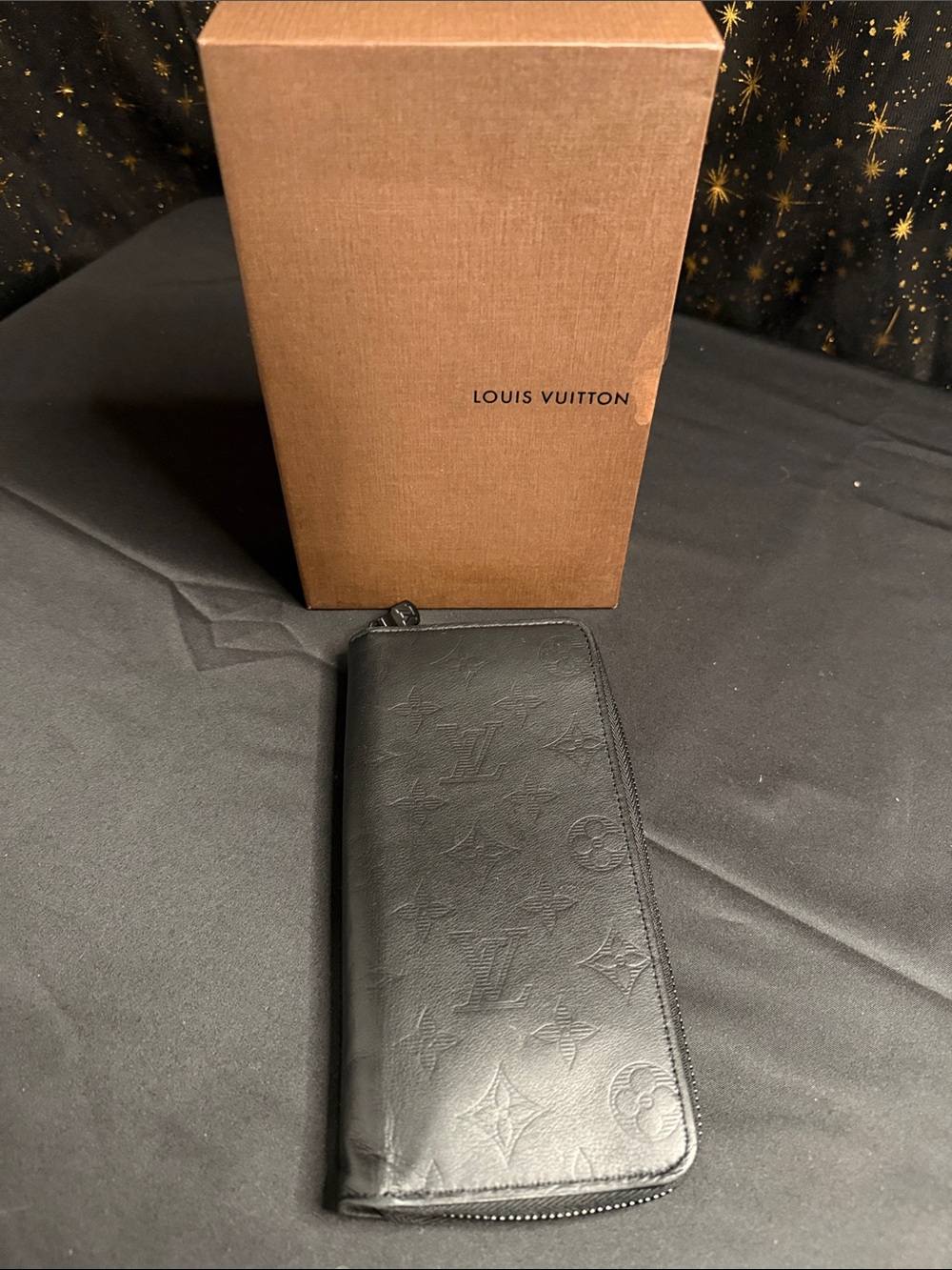Louis Vuitton Black Shadow Zippy Wallet